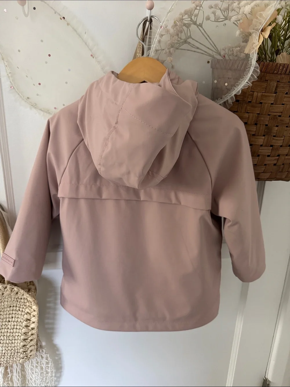 Zara Toddler Dusty Pink Rain Jacket
